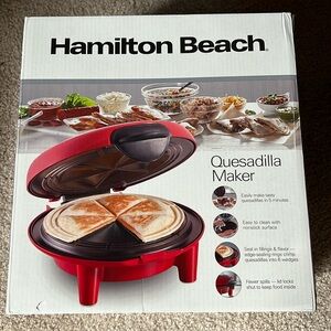 Brand new Hamilton beach quesadilla maker